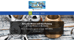 Desktop Screenshot of davidhicksplumbing.com